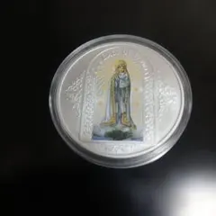 2017 토켈라우 아워 레이디 오브 파티마 화이트 브론즈 컬러 실버 코인 $1