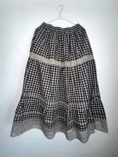 ※新品未使用 SM2 裾レースティアードスカートCH