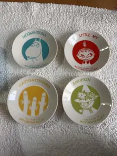 【最終価格・未使用品】ムーミン キャラクター 皿 4枚セット