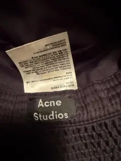acne studios バケットハット　黒
