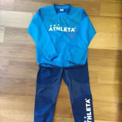 150cm　 ATHLETA ピステ上下 青