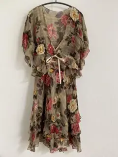 花柄ワンピース　レベッカテイラー