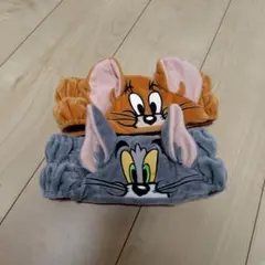 トムとジェリー 耳付きヘアバンド 2個セット