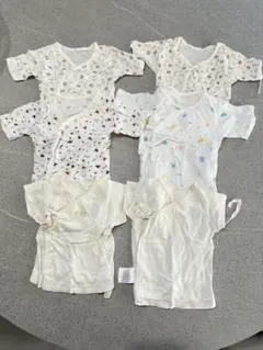 【まとめ売り】新生児 肌着6枚セット 短肌着 コンビ肌着 ベビー用品 出産準備