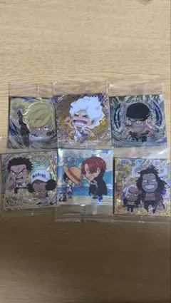 ワンピースウエハースシール 6枚セット シークレット