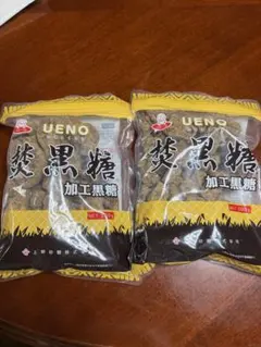 UENO 加工黒糖 500g 2袋のサムネイル