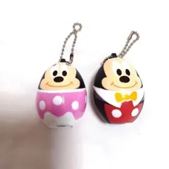 ディズニーランド　イースター2017　マスコットキーチェーン　ミッキー　ミニー