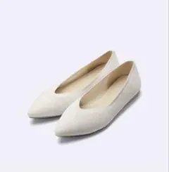 GUウォッシャブルニットフラットシューズ 23.0