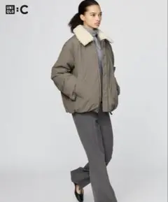 UNIQLO C フレアパンツ　☆補正あり