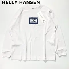 新品 HELLY HANSEN ロングスリーブHHロゴティー シャツ XS 白のサムネイル