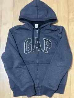 GAP ダークグレー フルジップパーカー