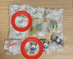 ディズニー　キャラクター　めじるしアクセサリー　winter ガチャ