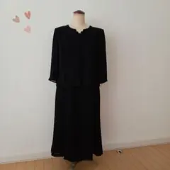 美品！洋服の青山　礼服　喪服　I.M.G.N　大きいサイズ　13号　前ファスナー