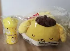 ポムポムプリンぬいぐるみ＋タンブラーセット【サンリオ一番くじ】【ラストワン賞】