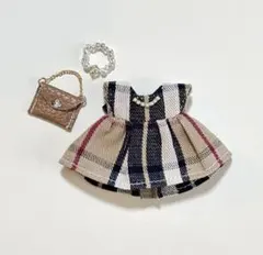 シルバニア❤︎洋服セット❤︎ベージュチェック