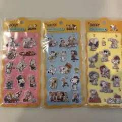 SNOOPY ウォーターシール 3セット