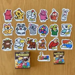 たべっ子どうぶつ フレークシール ステッカー ガチャガチャのサムネイル