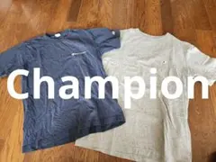 Champion ネイビー Tシャツ