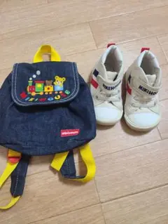 Miki House スニーカーとリュックセット
