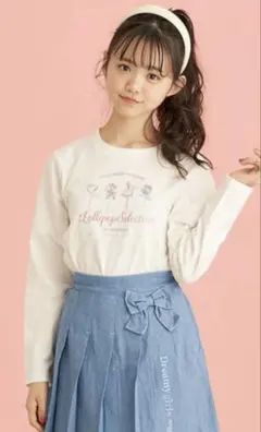 メゾピアノ　長袖カットソー　ナルミヤ　アナスイミニ　ロンT Tシャツ