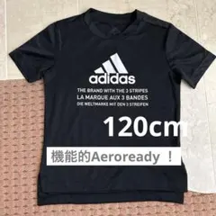 最終セール★良品★adidas 軽量ドライ Tシャツ 120cm サッカー