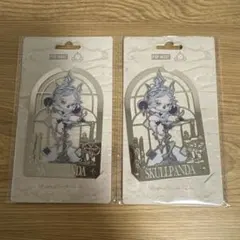 SKULLPANDA メタルブックマーク2個セット