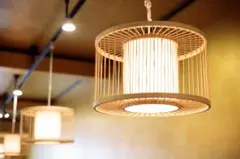 【R様専用】木製 和モダン ペンダントライト