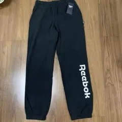 Reebok ブラック スウェットパンツ Mサイズ メンズ 黒 裏起毛