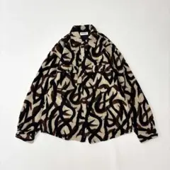 BOWWOW トライバル カモ フリース シャツ ジャケット サイズ XL