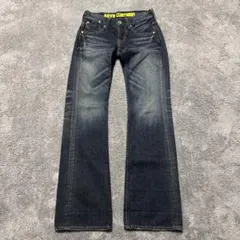 00s archive y2k 平成　フレアデニムパンツ　ヒゲ