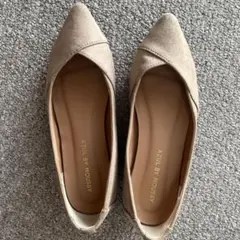 AZUL BY MOUSSY ベージュ フラットシューズ Mサイズ