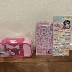 正規品ボンボンドロップシール　ももいろぼんぼん　ギャルキティ　ポーチ　セット