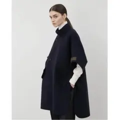 【値下げ中】MIESROHE ウールリバーケープコート