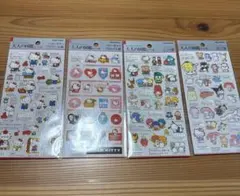 大人の図鑑シール　サンリオキャラクターシール　4枚セット