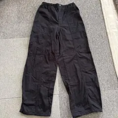 GU ジーユー コクーンジョガープルオンパンツ L ブラック