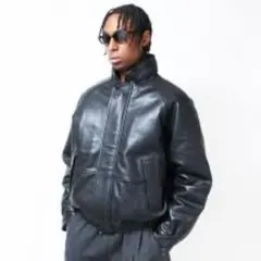 hide and seek leather jacket 【極希少】のサムネイル