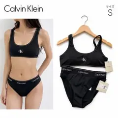 新品[Calvin Klein]水着ビキニセット ブラック/Sのサムネイル