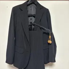 ストライプ柄 ビジネスパンツスーツ 上下セット
