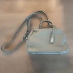美品★銀座かねまつ☆ショルダーバッグ(トープ)
