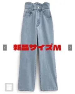 GRL ウエストウェーブデザインデニムパンツ[gn290]