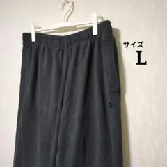 黒 ブラック スウェット ワイドパンツ ジョガーパンツ カジュアル