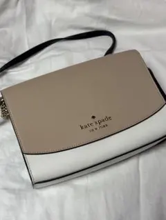 kate spade ショルダーバッグ ベージュ/ホワイト