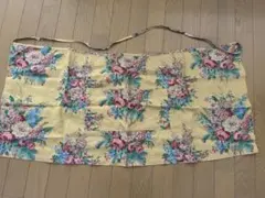 美品⭐︎花柄サロンエプロン カフェエプロン 腰巻きエプロン