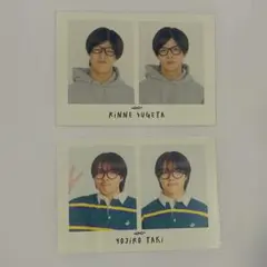 WiNK UP 12月号 メガネショット証明写真風カード 菅田琳寧/瀧陽次朗