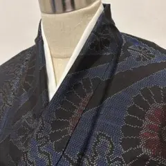 KP906 大島紬 身丈155cm 着物 正絹