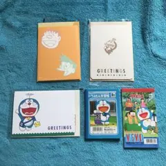 ドラえもん 手帳　メモ帳　グリーティングカード 3枚