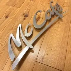 マクドナルド　McCafe メタル　看板　店舗用　ストアサイン　ガレージ　USAのサムネイル