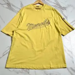 極美品 22SS⭐️MONCLER オーバーサイズTシャツ ブランドロゴ刺繍
