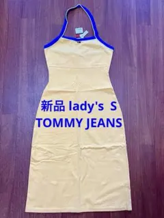 新品⭐️訳　TOMMY JEANSホルターネックワンピースXS★lto268
