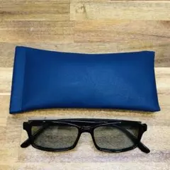 サングラス ケース付き ブラックフレーム シンプル 男女兼用 眼鏡 UVカット